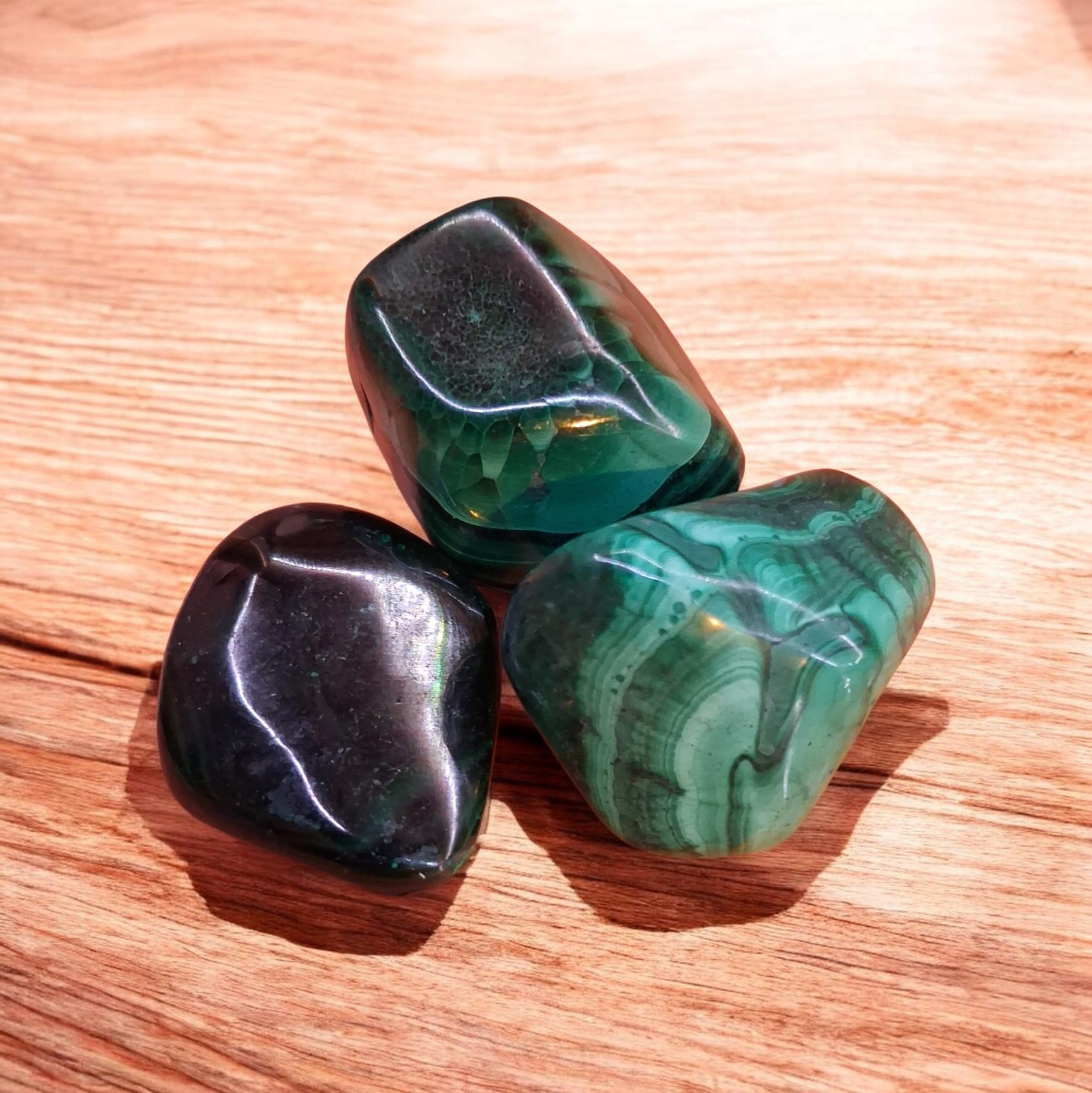 Pierre roulée Malachite