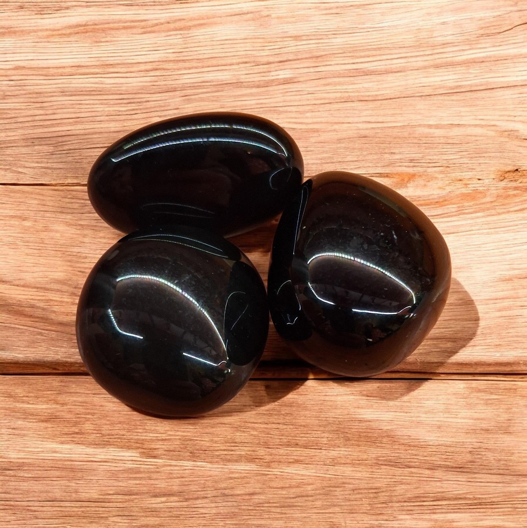 Pierre roulée Obsidienne Oeil Céleste